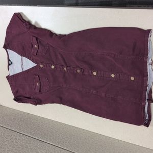 GBG Los Angeles Jean short mini dress - medium